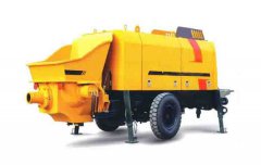 Operation of Trailer Concrete Pump