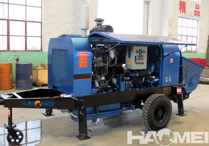 trailer pump concrete