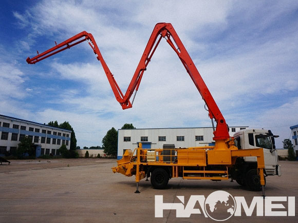 HDT5380THB-45/5 concrete boom pump truck for sale price